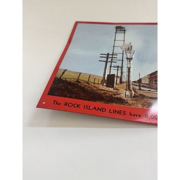 Rock Island Lines Metal Sign AAA‎ Sign Company Train Enthusiasts - Picture 13 of 13